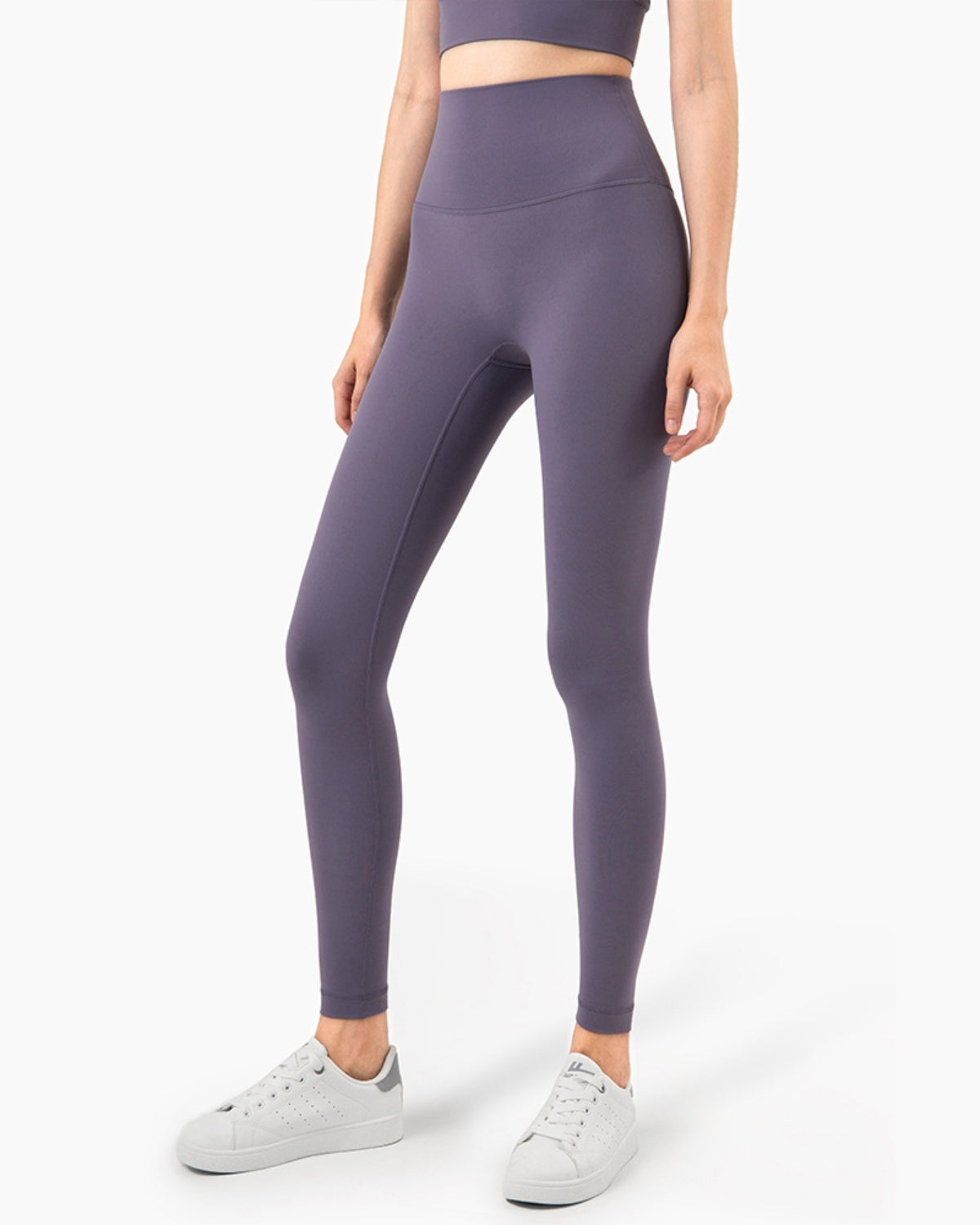 Seamless High-Rise 7/8 Length Leggings, Inseam 25'', Purple Collection