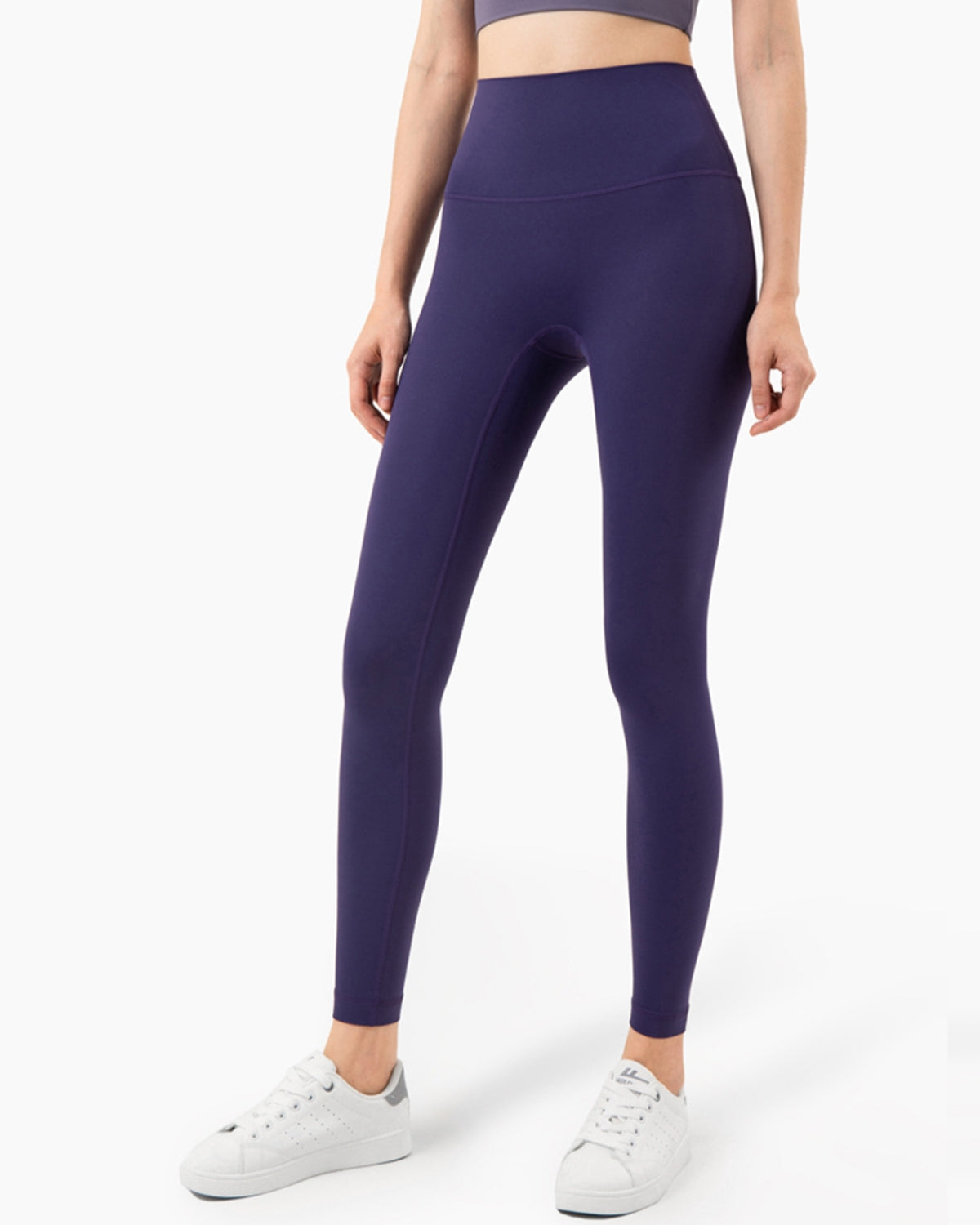 Seamless High-Rise 7/8 Length Leggings, Inseam 25'', Purple Collection