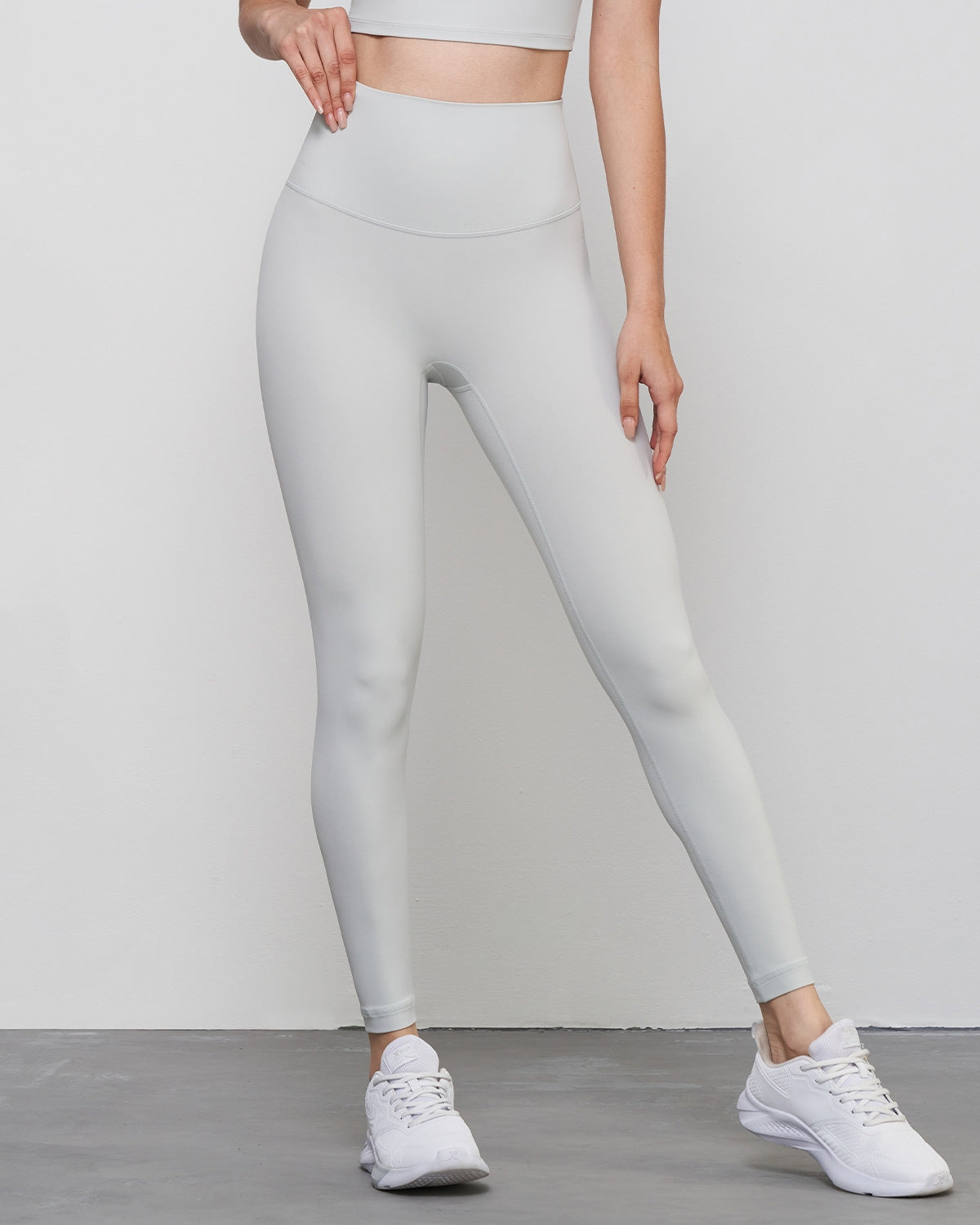 Seamless High-Rise 7/8 Length Leggings, Inseam 25'', Gray Collection