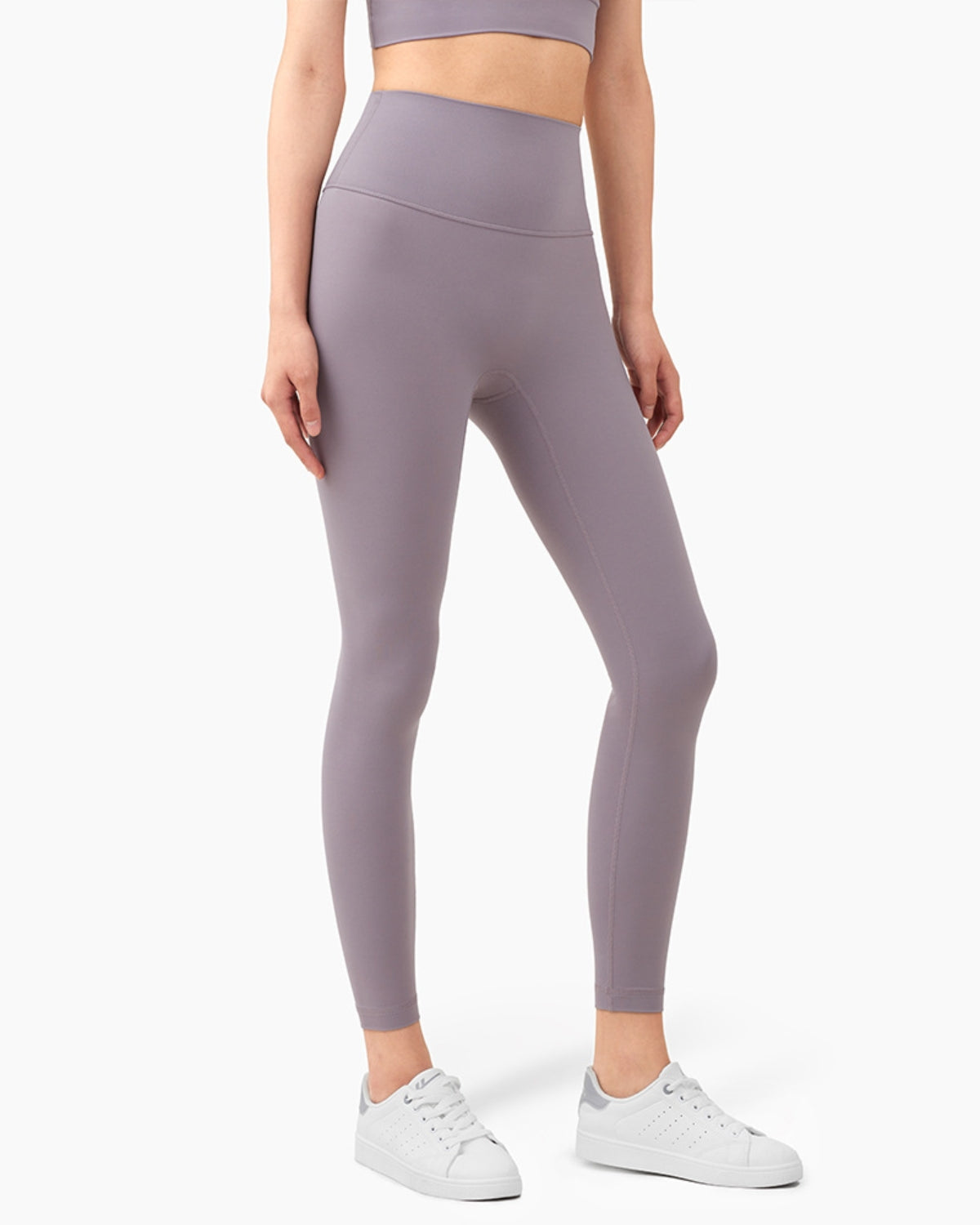 Seamless High-Rise 7/8 Length Leggings, Inseam 25'', Purple Collection