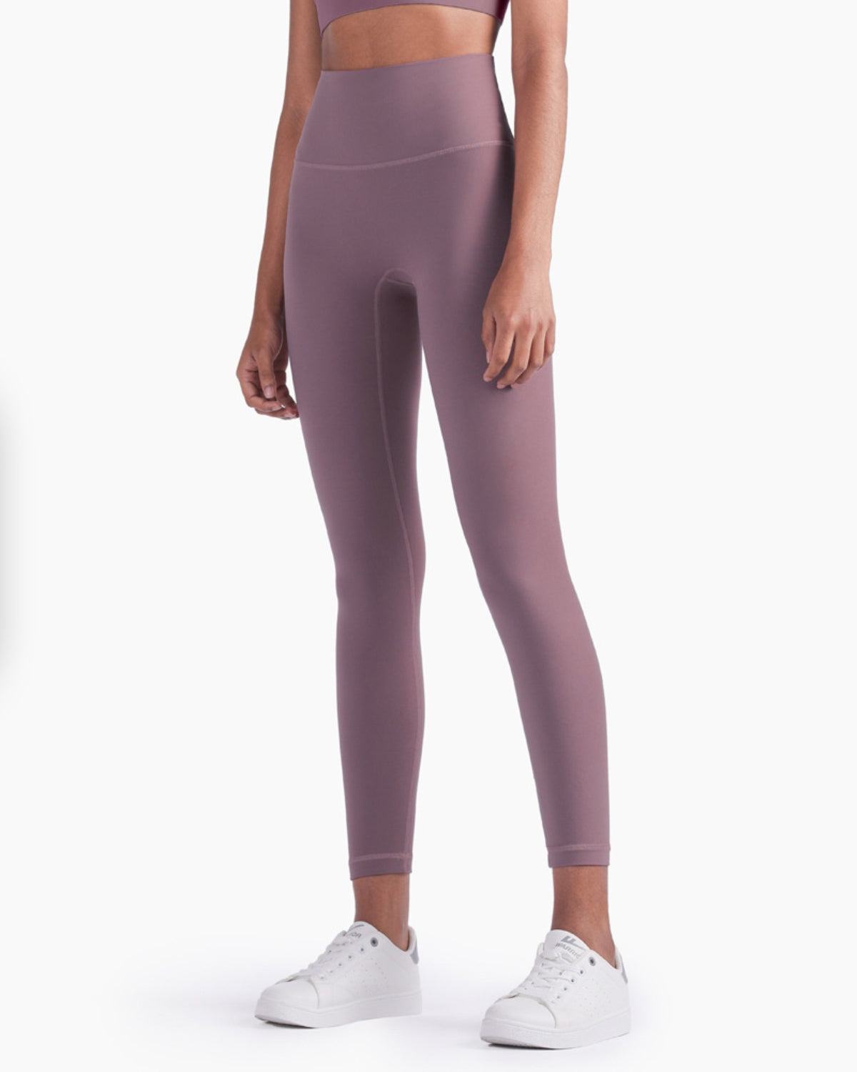 Seamless High-Rise 7/8 Length Leggings, Inseam 25'', Purple Collection