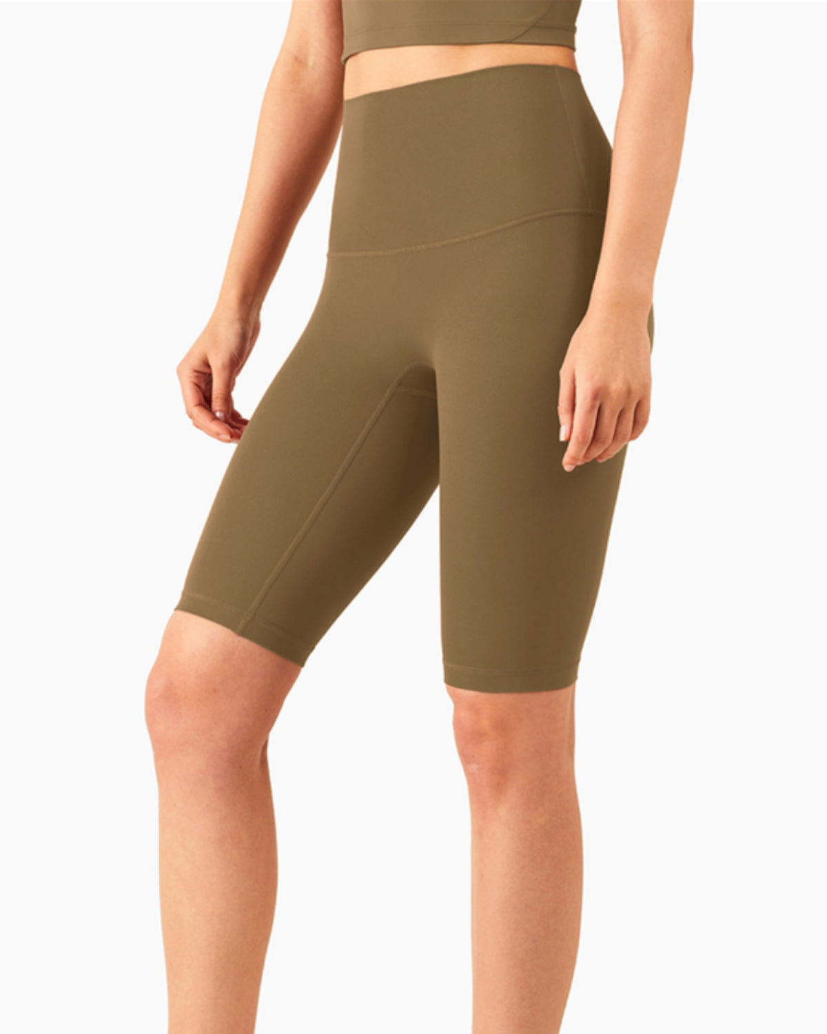 Seamless High-Rise Short 8'', Brown Collection