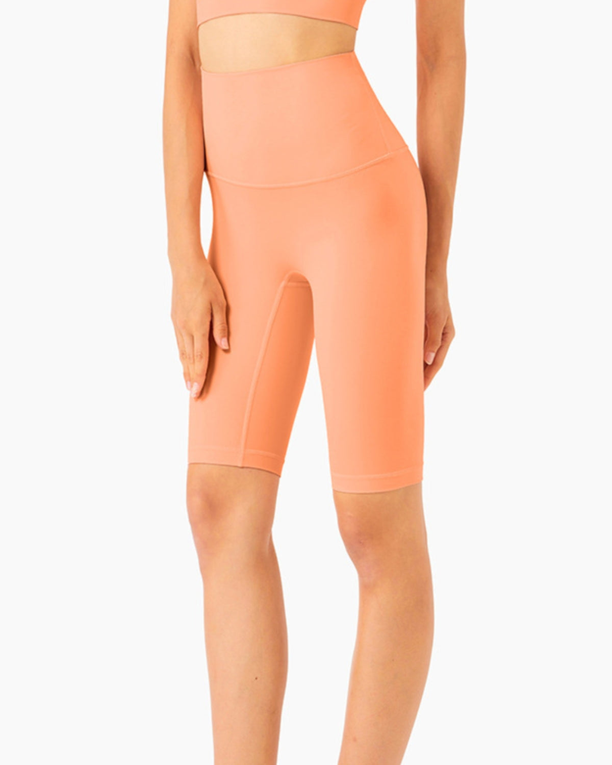 Seamless High-Rise Short 8'', Pink Collection